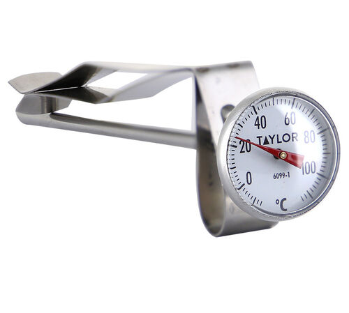 Milk thermometer with clip