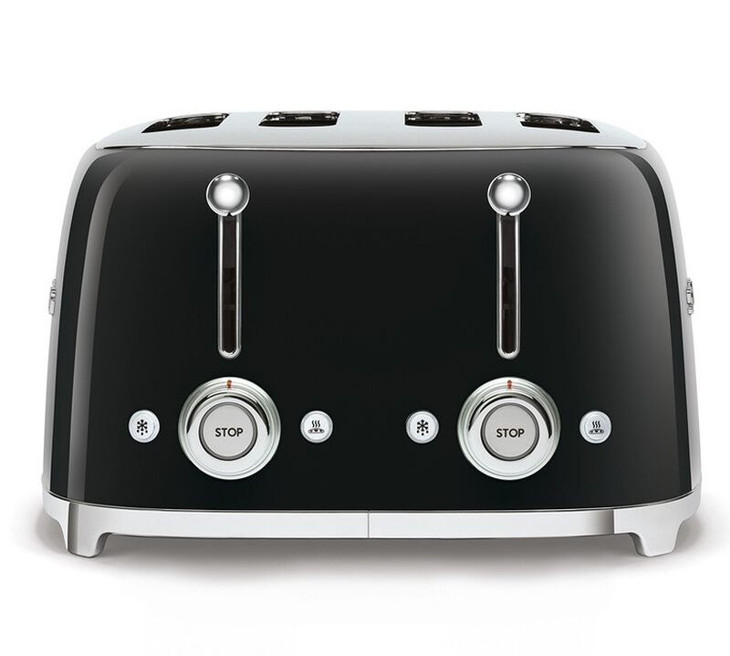 Grille-pain Smeg TSF03BLEU 4 tranches - Noir image number 2
