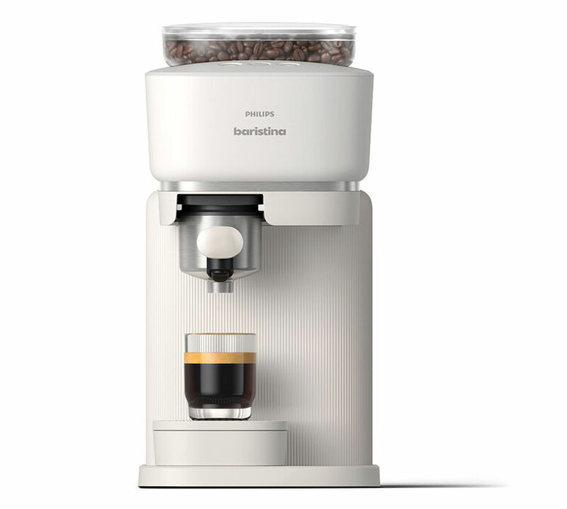 PHILIPS - Macchina espresso con macinacaff&egrave; - Baristina BAR300/00 bianca image number 0