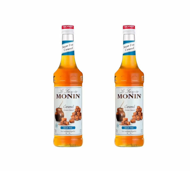 Sirop Monin - Caramel sans sucre - 2 x 70cl image number 0
