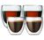Verres double paroi BODUM - Pavina 2x8cl et 2x25cl image