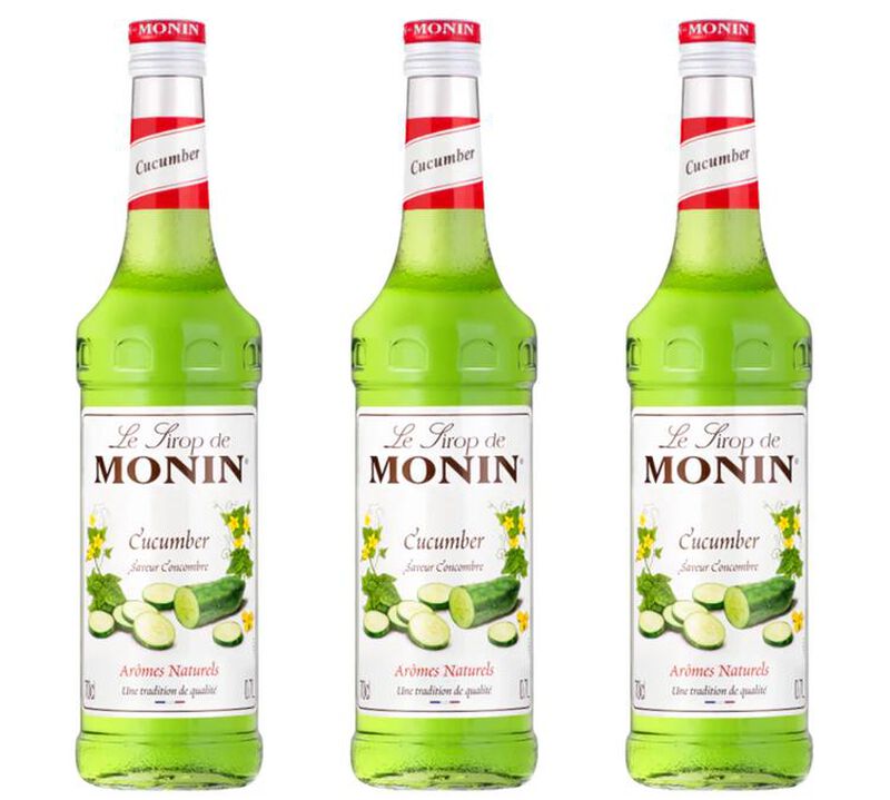 Lot de 3 Sirops Concombre - Monin 3 x 70cl image number 0