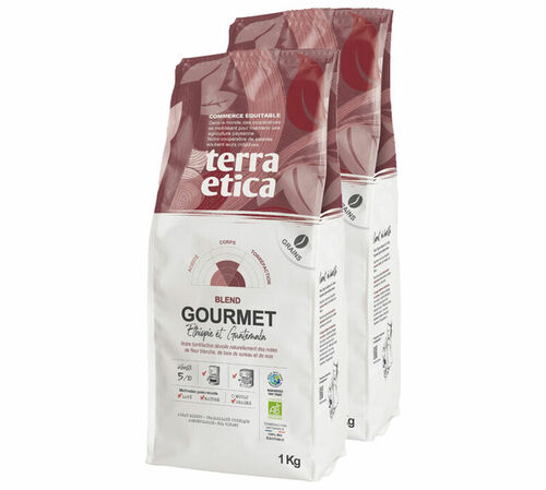 2kg Caf&eacute; en grain Bio Expresso Gourmet - Terra Etica