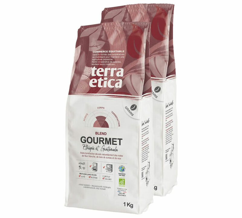 2kg Caf&eacute; en grain Bio Expresso Gourmet - Terra Etica image number 0