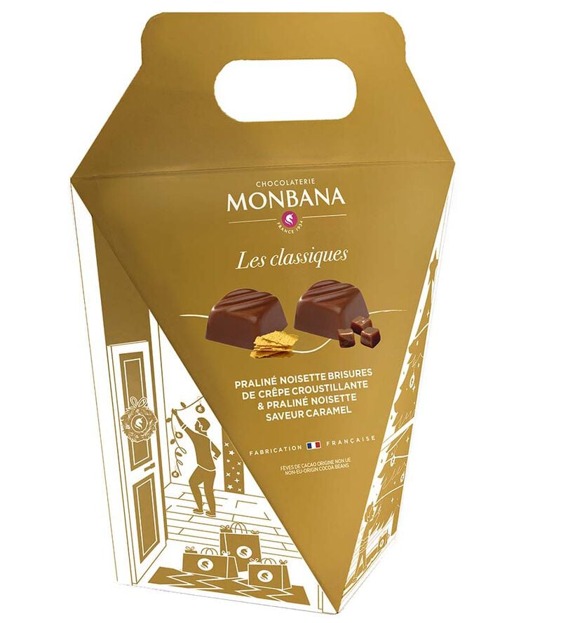 Duo bonbons chocolat au lait - 190 g - MONBANA image number 0