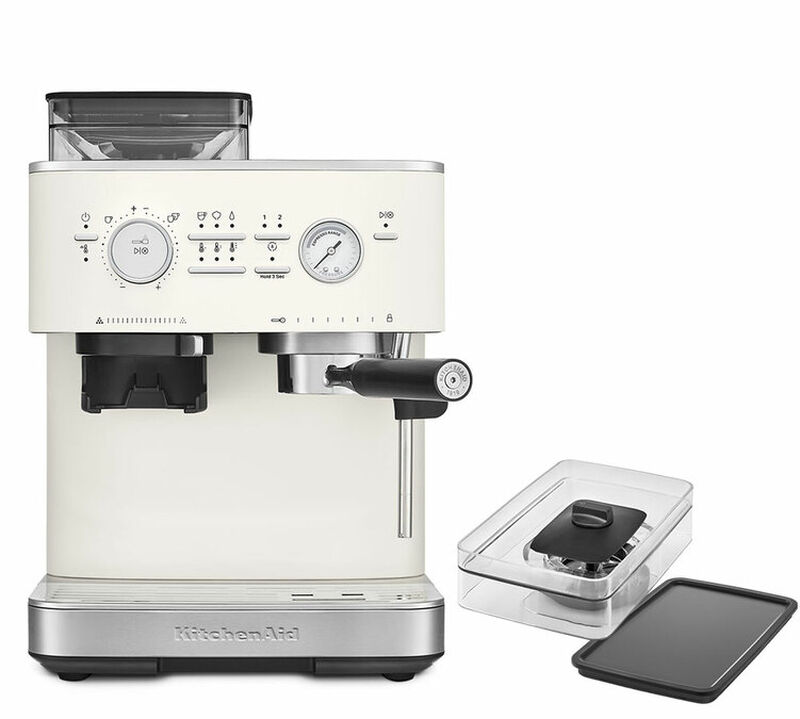 KitchenAid 5KES6551EPL Macchina semi automatica con macinacaff&egrave; Beige image number 0