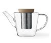 Viva Scandinavia &lsquo;Infusion' glass teapot with natural oak lid + Free tea! image number 0