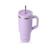 Gourde isotherme avec paille Travel cup lavande - 90 cl - QWETCH image number 1