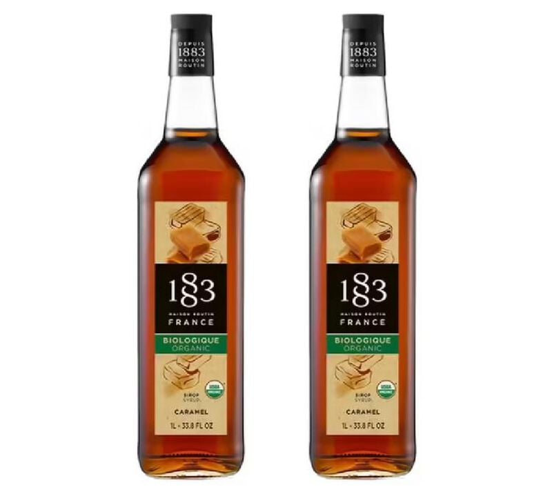 Sirop Caramel BIO - Bouteille verre - 1883 ROUTIN 2 x 1 L image number 0