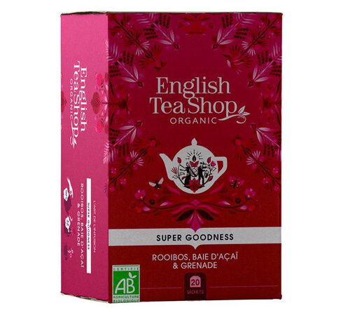 English Tea Shop organic Rooibos with Acai & Pomegranate - 20 sachets