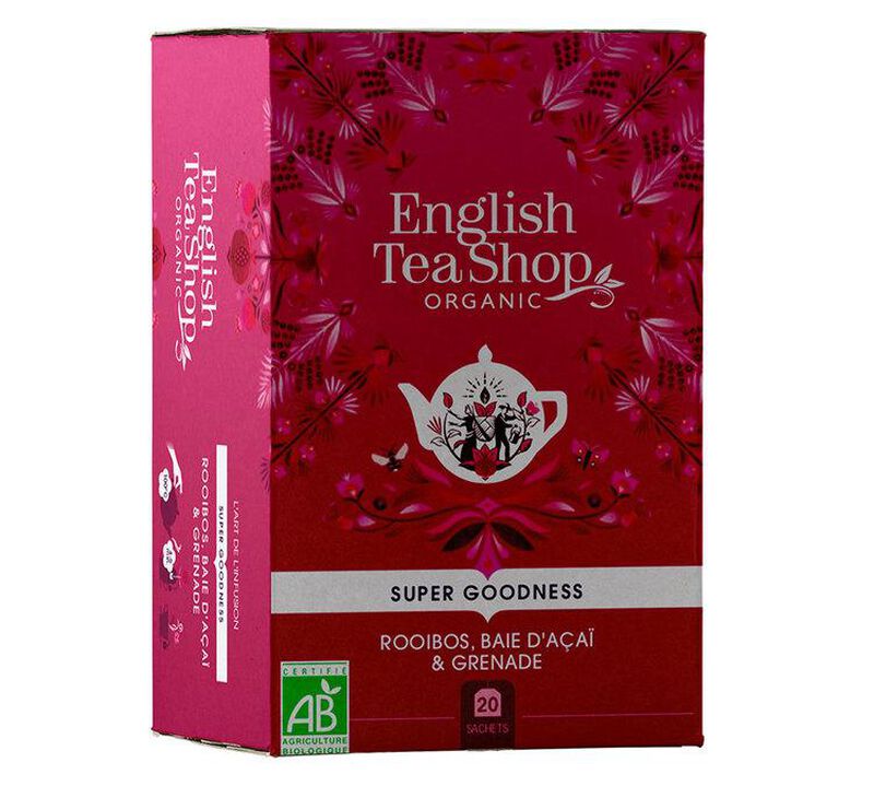 English Tea Shop organic Rooibos with Acai & Pomegranate - 20 sachets image number 0