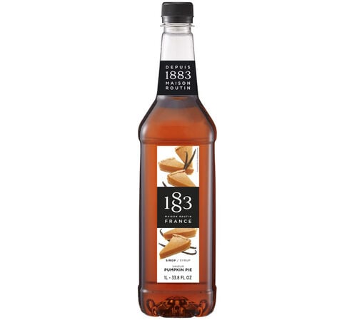Sirop Pumpkin Pie 1883 Routin - Bouteille Plastique - 1L