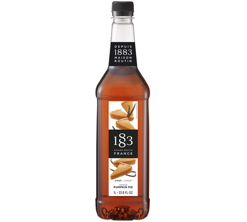 Sirop Pumpkin Pie 1883 Routin - Bouteille Plastique - 1L image number 0
