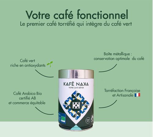 250 g - Caf&eacute; moulu  - D&eacute;tox P&eacute;rou Bio  - KAFE NAKA image number 1