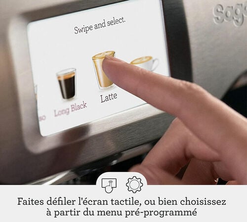 Machine expresso SAGE The Oracle Touch SES990BSS4EEU1 inox bross&eacute; image number 2