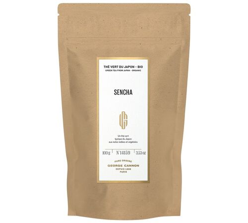 T&egrave; verde Sencha biologico - 100 g - GEORGE CANNON image number 1