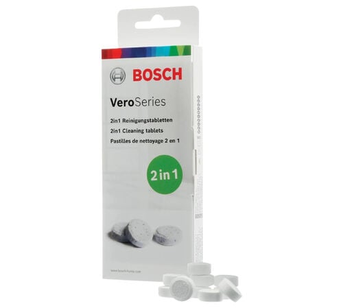 10 Pastilles nettoyantes 2 en 1 pour machines &agrave; caf&eacute; Vero Series 312096 - BOSCH