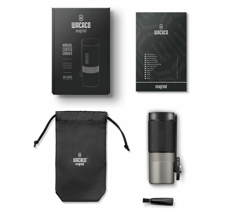 Wacaco Exagrind Manual Hand Grinder + Free Coffee image number 3