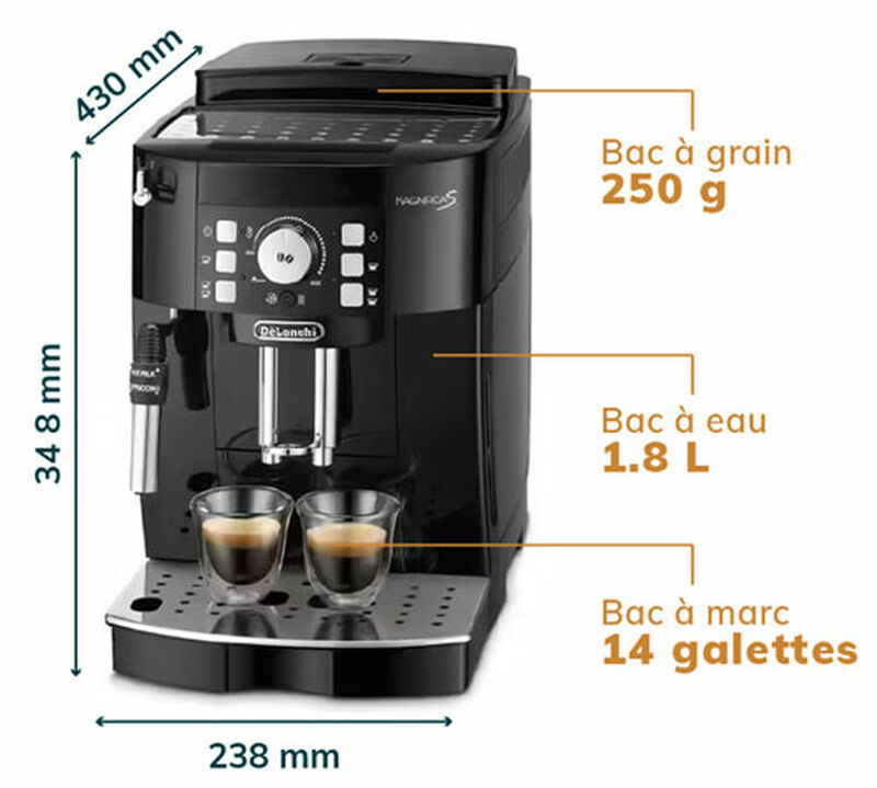 DeLonghi Magnifica S ECAM 22.127.B Macchina da caff&egrave; automatica image number 1