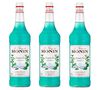 Lot de 3 Sirops Monin - Menthe Glaciale - 3 x 1 L image number 0