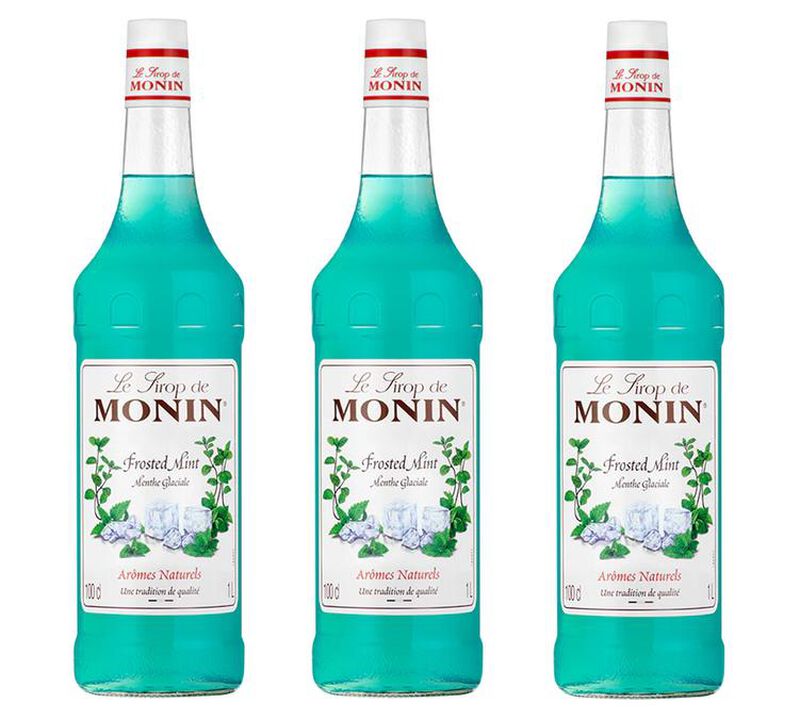 Lot de 3 Sirops Monin - Menthe Glaciale - 3 x 1 L image number 0