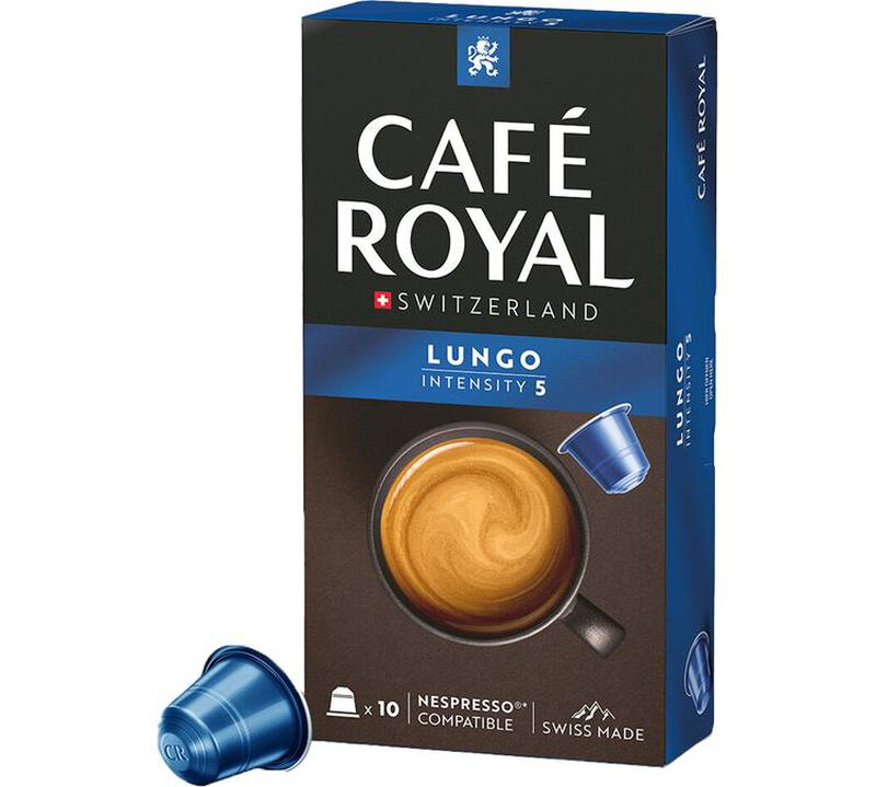 50 Nespresso* Original Compatible Capsules Lungo &ndash; CAFE ROYAL image number 2