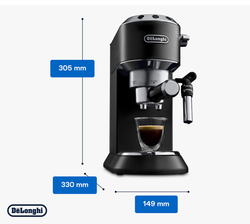 Machine expresso DELONGHI Dedica Style EC695.BK noire image number 8