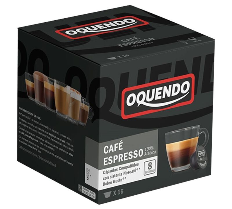 Oquendo Mepiachi Dolce Gusto pods Espresso x 16 coffee pods image number 0