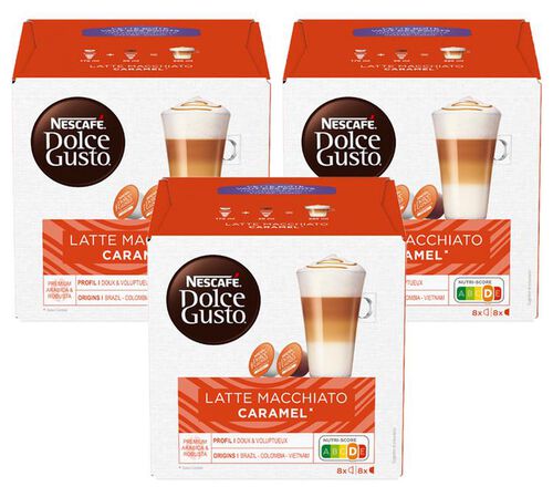 48 Latte Macchiato Caramel Kapseln &ndash; Nescafe* Dolce Gusto*