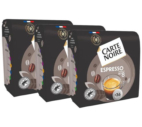 108 dosettes souples N&deg;8 Espresso Classic - CARTE NOIRE