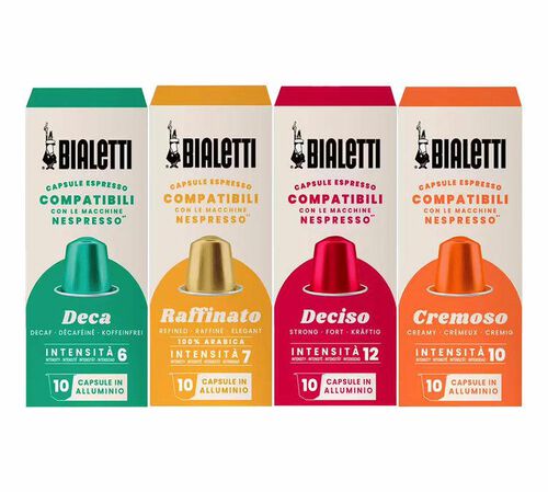 Bialetti - Kit Assaggio 40 Capsule compatibili Nespresso&reg;