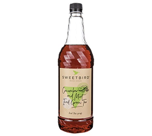 Sweetbird Syrup Cucumber and Mint Iced Green Tea - 1L
