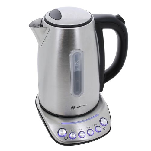 Bouilloire KT102 temp&eacute;rature r&eacute;glable Inox 1.7L - KOTTEA image number 8