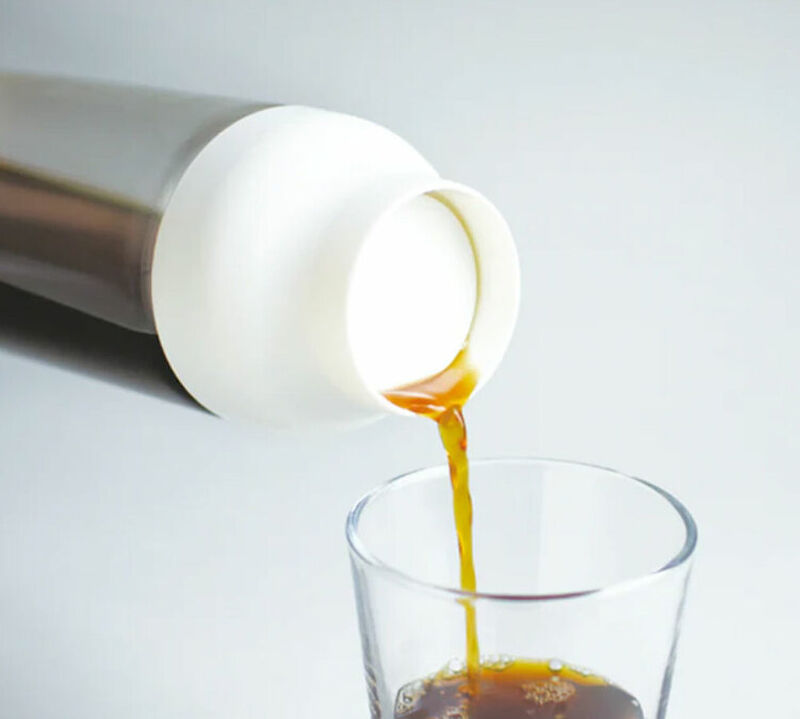 Kinto Capsule Cold Brew maker in white - 1L image number 1