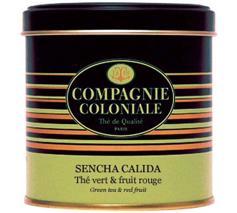 Luxury Sencha Calida Green Tea - 90g loose leaf tea in tin - Compagnie Coloniale image number 0