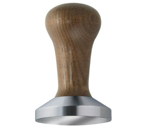 Tamper caf&eacute; MOTTA 58 mm acier et bois de fr&ecirc;ne