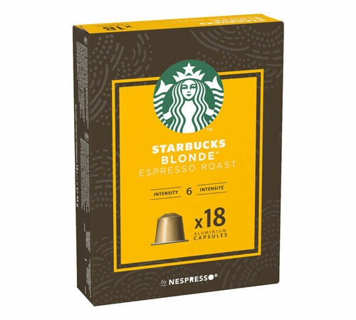 Starbucks Nespresso* Original Compatible Pods Blonde Espresso Roast x 18