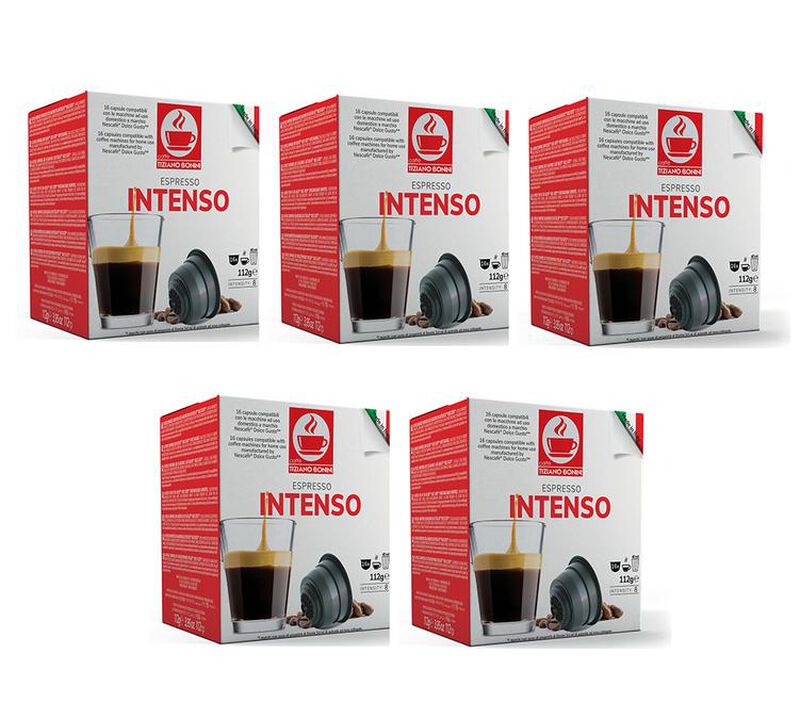 80 Nescaf&eacute;* Dolce Gusto* Compatible Pods Espresso Intenso &ndash; CAFFE BONINI image number 0