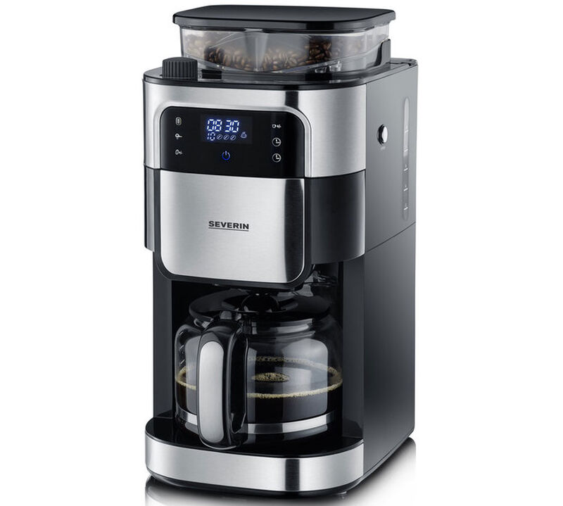 Cafeti&egrave;re S&eacute;verin avec broyeur inox KA 4813 + offre cadeaux image number 0