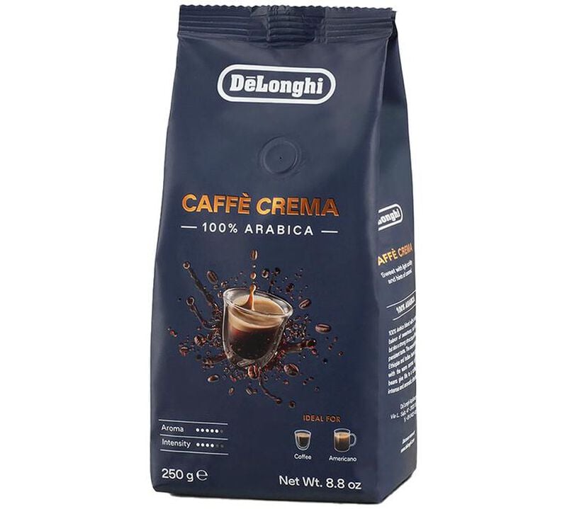 250 g - Caf&eacute; en grain - Caff&egrave; Crema 100% Arabica  - DELONGHI image number 0