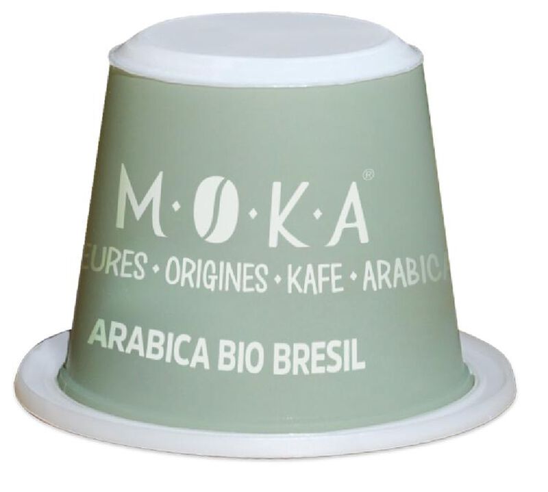 MOKA Ethiopie Organic & Biodegradable Nespresso&reg; Compatible Capsules x 10 image number 1