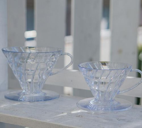 Dripper HARIO VDR-02 Transparent - 4 tasses image number 1