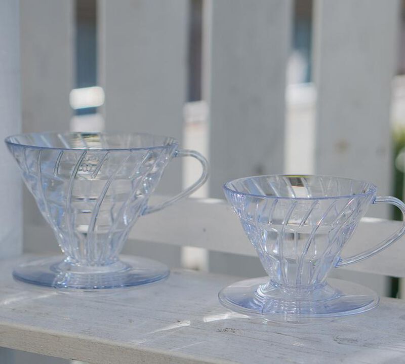 Dripper HARIO VDR-02 Transparent - 4 tasses image number 1