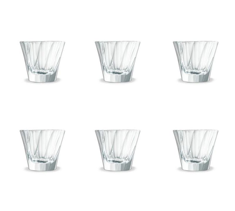 Loveramics Twisted Espresso Glass (Clear) 70ml x 6 image number 0