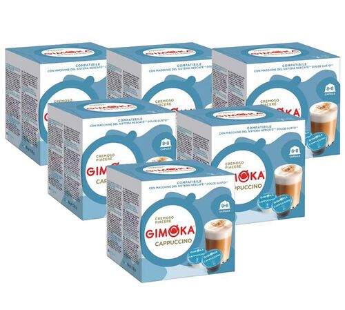 96 Nescafe* Dolce Gusto* Compatible Capsules Cappuccino &ndash; GIMOKA