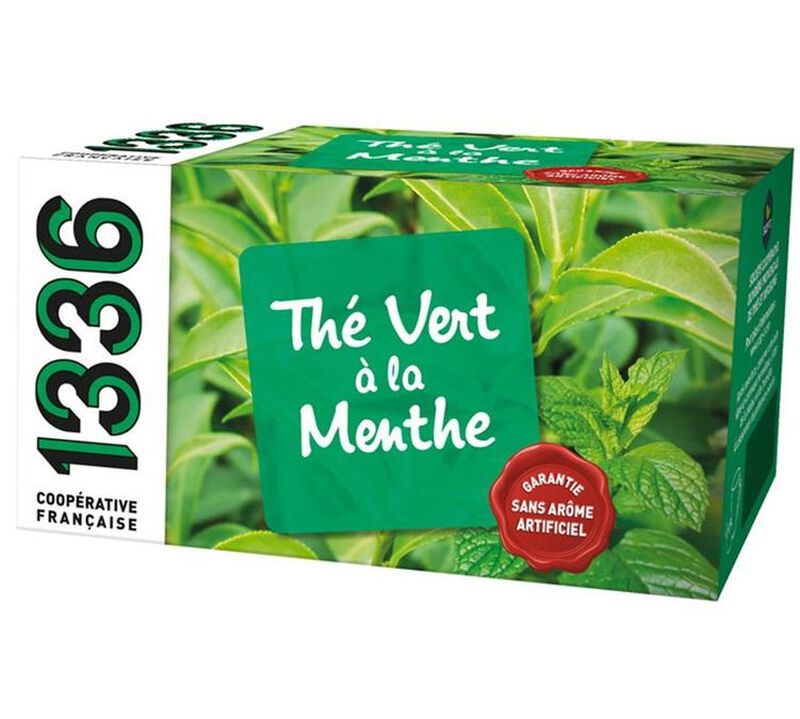 Mint green tea - 20 chiffon tea bags - 1336 (Scop TI) image number 0
