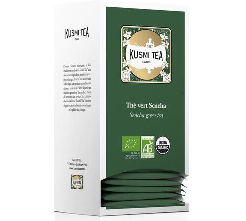Th&eacute; Vert de Chine Bio - 25 sachets - KUSMI TEA