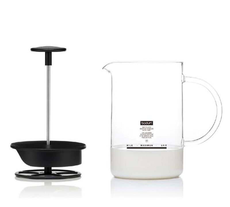Latteo manual milk frother with glass handle - Bodum image number 1