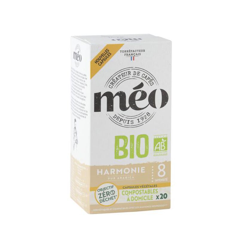 Caf&eacute;s M&eacute;o Nespresso* Compatible Capsules Original Harmonie Organic x 20 image number 0