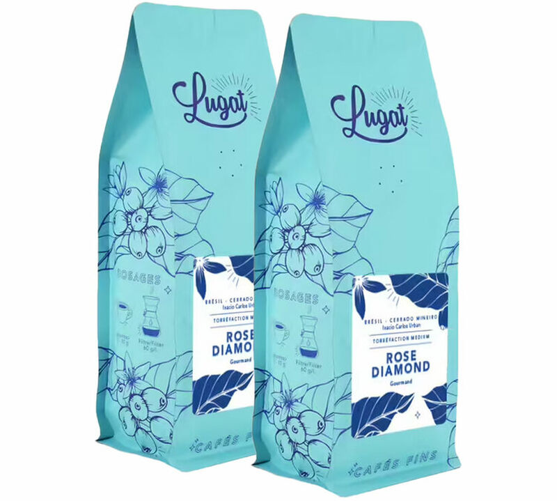 2 x 250 g - Caf&eacute; en grain - Br&eacute;sil Rose Diamond - LUGAT image number 0